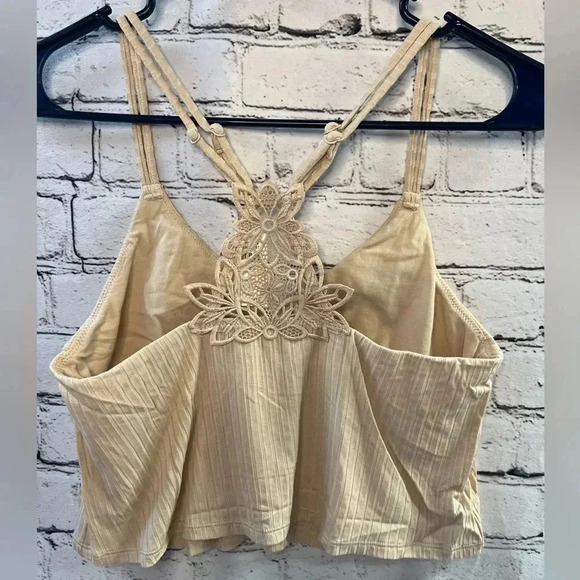 Aerie NWT Longline Racerback Bralette with Lace Detail Size Medium - Picture 3 of 6